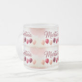 Martina Name Balloons Frosty Tasse (Vorderseite Links)