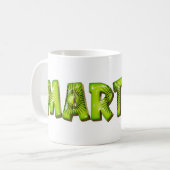 Martina Name Kiwi Style Tasse Teetasse Kaffeetasse (Vorderseite Links)