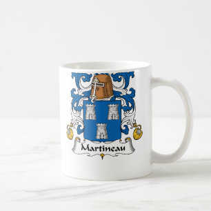 Martineau Familienwappen Kaffeetasse