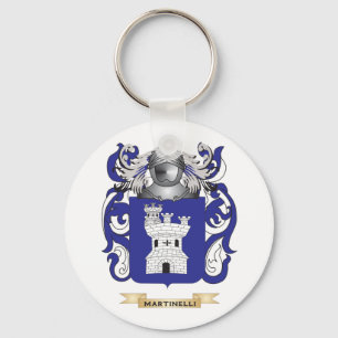 Martinelli Wappen (Familienwappen) Schlüsselanhänger