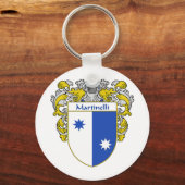 Martinelli-Wappen (mantled) Schlüsselanhänger (Vorderseite)