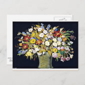 Martinez - Arregio Floral, Kunstmalerei Postkarte (Vorne/Hinten)