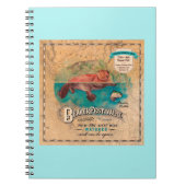Martinez Beaver Festival Water West Map Notebook Notizblock (Vorderseite)