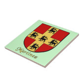 Martinez Familie Shield Fliese (Seite)