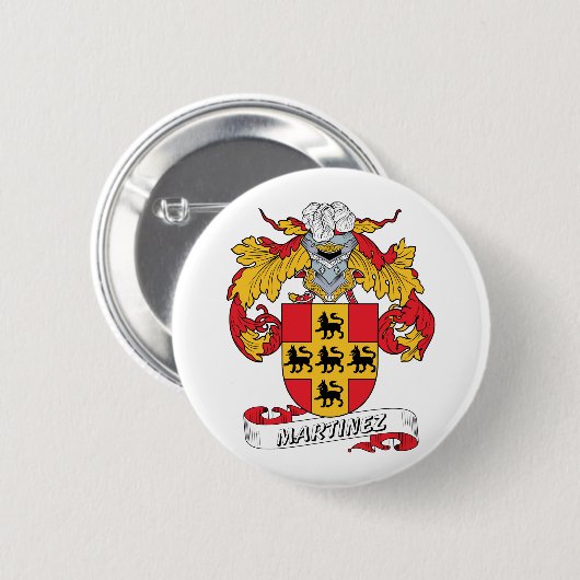 Martinez-Familienwappen Button (Vorne & Hinten)