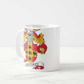 Martinez-Familienwappen Kaffeetasse (Vorderseite Links)