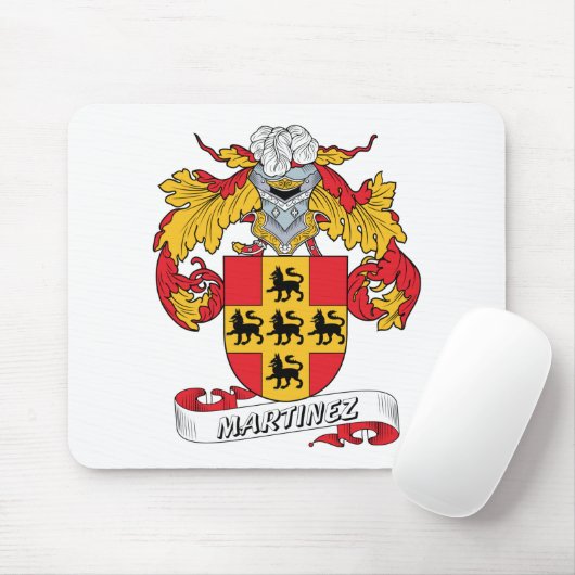 Martinez-Familienwappen Mousepad (Mit Mouse)