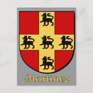 Martinez Family Shield Postkarte