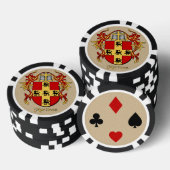 Martinez Heraldic Arms Pokerchips (Stapel)