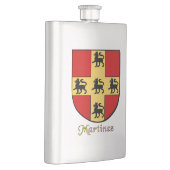 Martinez Heraldic Shield Flachmann (Rechts)
