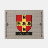 Martinez Historischer Schild auf Cobblestone Fußmatte (Vorderseite)