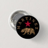 Martinez, Kalifornien Button (Vorne & Hinten)
