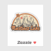 Martinez Lake, Arizona Sticker (Blatt)