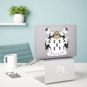 Martinez-Wappen Aufkleber (Laptop auf Schreibtisch)