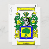 Martinez-Wappen Postkarte (Vorne/Hinten)