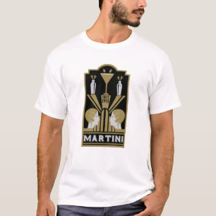 Martini Art Deco T-Shirt