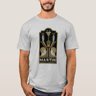 Martini Art Deco T-Shirt