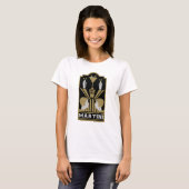 Martini Art Deco T-Shirt (Vorne ganz)
