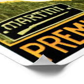 Martini Automobiles Poster (Ecke)