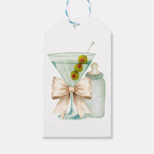 Martini Baby  Geschenkanhänger (Vorderseite)