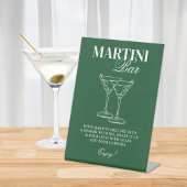 Martini Bar Bachelorette Weekend Sockelschild