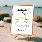Martini Bar | Martinis & Bikinis Brautparty Poster