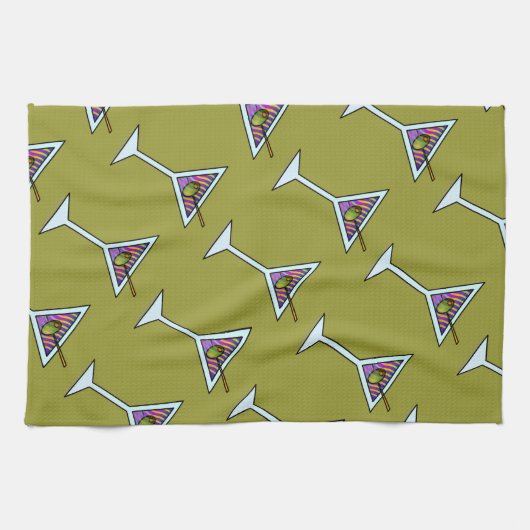 MARTINI-BAR-TÜCHER GESCHIRRTUCH (Horizontal)