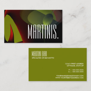 Martini Bar Visitenkarte