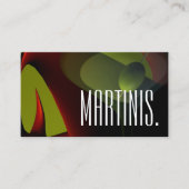 Martini Bar Visitenkarte (Vorderseite)