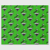 Martini Bats Geschenkpapier (Flach)