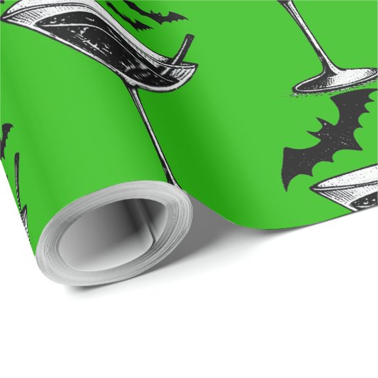 Martini Bats Geschenkpapier (Rolleneckpunkt)