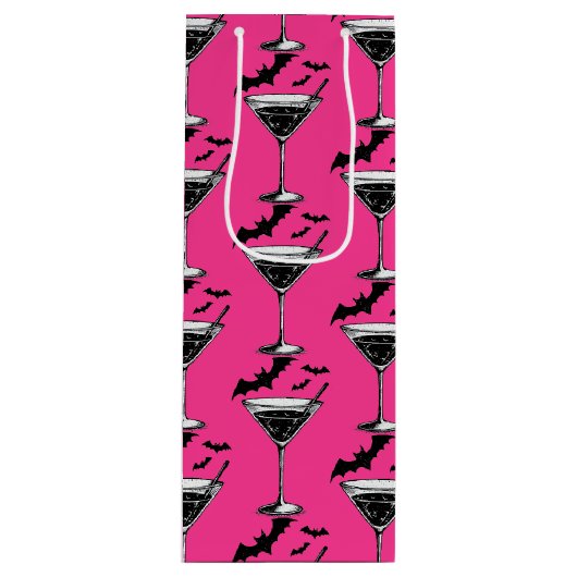 Martini Bats Geschenktüte Für Weinflaschen (Vorderseite)