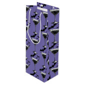 Martini Bats Geschenktüte Für Weinflaschen (Vorderseite Schrägansicht)