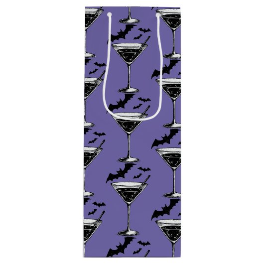 Martini Bats Geschenktüte Für Weinflaschen (Vorderseite)