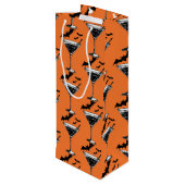 Martini Bats Geschenktüte Für Weinflaschen (Rückseite Schrägansicht)