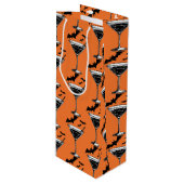 Martini Bats Geschenktüte Für Weinflaschen (Vorderseite Schrägansicht)