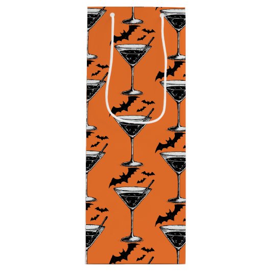 Martini Bats Geschenktüte Für Weinflaschen (Vorderseite)