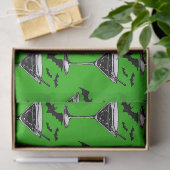 Martini Bats Seidenpapier (Geschenk)