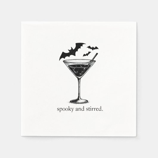 Martini Bats Serviette (Vorderseite)