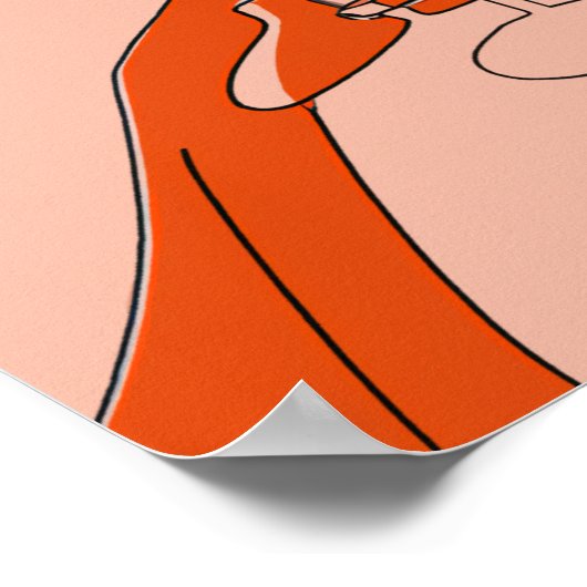 Martini-Beifall Poster (Ecke)