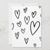 Martini Bikini Doodles Beach Bachelorette’s Party Einladung (Rückseite)