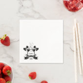 Martini Birthday Bow Serviette (Beispiel)