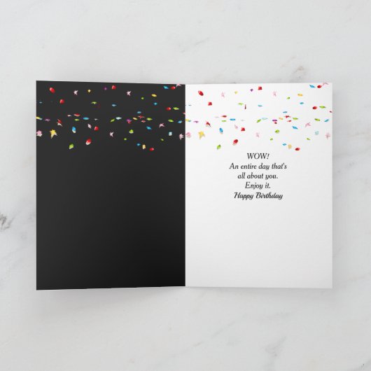 Martini Birthday Drink Karte (Innenseite)