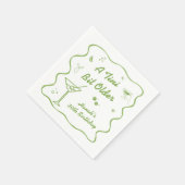 Martini Birthday Party Thema Serviette (Ecke)