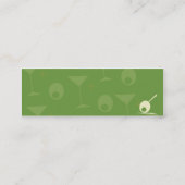 Martini blenden - dünnes mini visitenkarte (Rückseite)