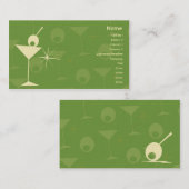 Martini blenden - Geschäft Visitenkarte (Vorne/Hinten)