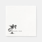 Martini Bow Serviette (Vorderseite)