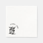 Martini Bows Serviette (Vorderseite)