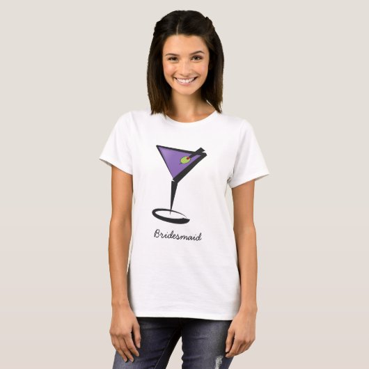Martini Brautparty Shirts (Vorne ganz)