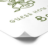 Martini-Brautparty - Wie viele Bogen Poster (Ecke)